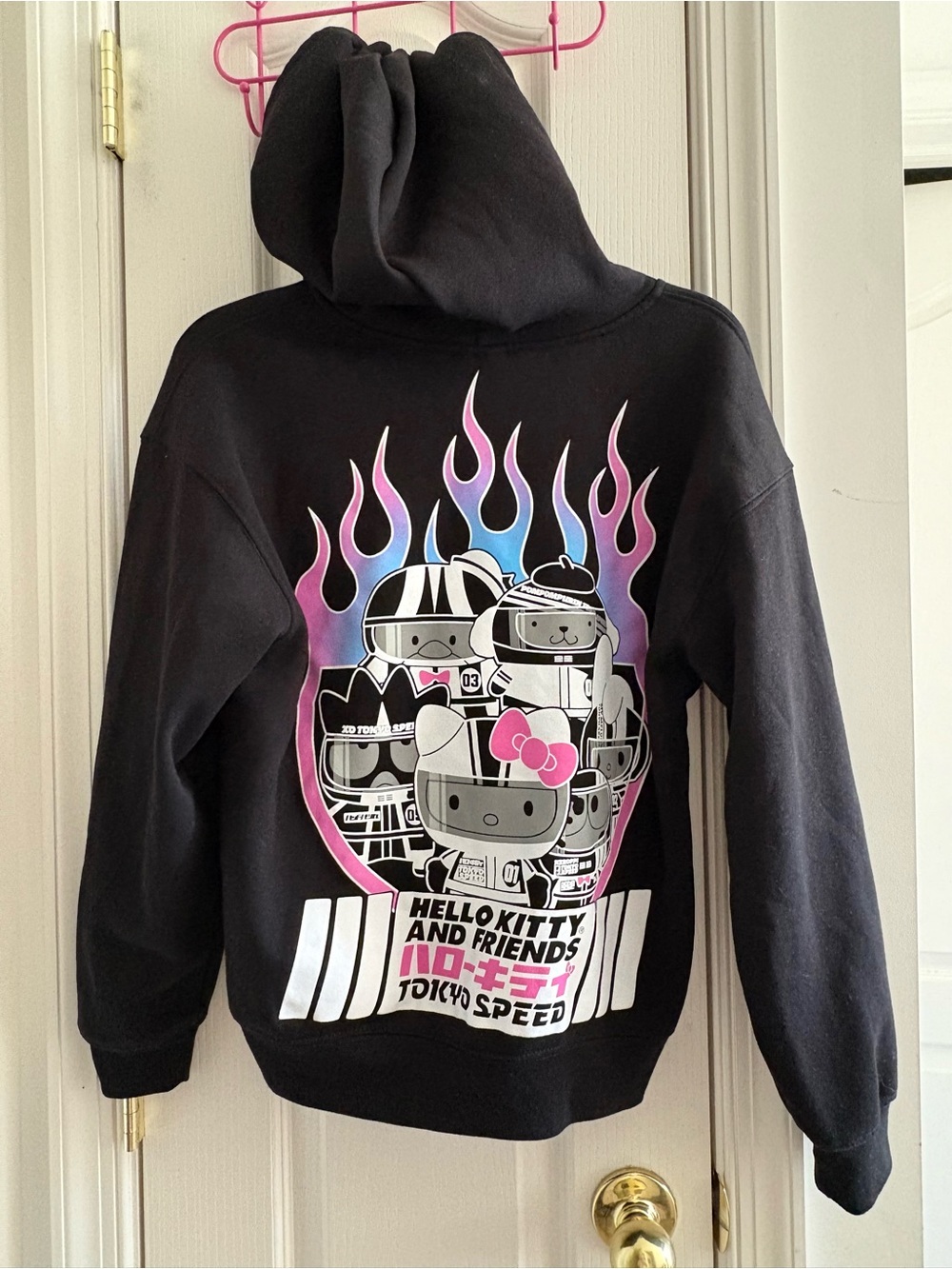 Black Hello Kitty and Friends Graphic Hoodie and Sweatpants- Tokyo Speed